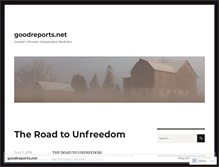 Tablet Screenshot of goodreports.net